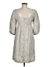 Max and Cleo Silver Cocktail Dress Size 6 - photo 2