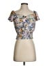 Monteau Purple Short Sleeve Top Size S - photo 1
