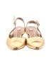 Naturalizer Metallic Gold Heels Size 8 - photo 2