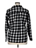 ABound Checkered-gingham Black Long Sleeve Button-Down Shirt Size XL - photo 2