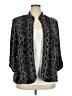 Alex Evenings Paisley Silver Blazer Size 3X - photo 1