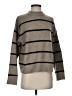 MNG Stripes Gray Turtleneck Sweater Size S - photo 1