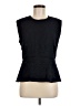 Ann Taylor 100% Polyester Black Sleeveless Blouse Size M - photo 1