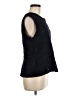 Ann Taylor 100% Polyester Black Sleeveless Blouse Size M - photo 4