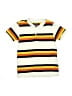 Red Tag Stripes Ivory Short Sleeve Henley Size 5 - photo 1
