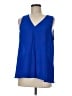 Vince Camuto 100% Polyester Blue Sleeveless Blouse Size M - photo 1