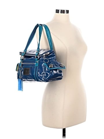 Coach Heart Poppy Leather Shoulder Bag (view 2)