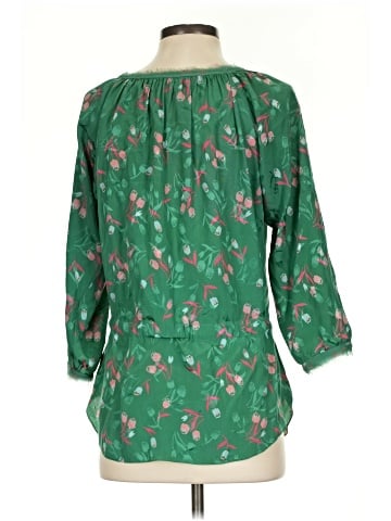 Rebecca Taylor 3/4 Sleeve Silk Top (view 2)