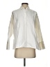 Everlane Solid Ivory 3/4 Sleeve Button-Down Shirt Size 2 - photo 1
