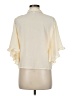 Forever 21 Contemporary Ivory Short Sleeve Blouse Size M - photo 2