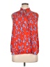 Ann Taylor 100% Polyester Red Sleeveless Blouse Size XL - photo 1