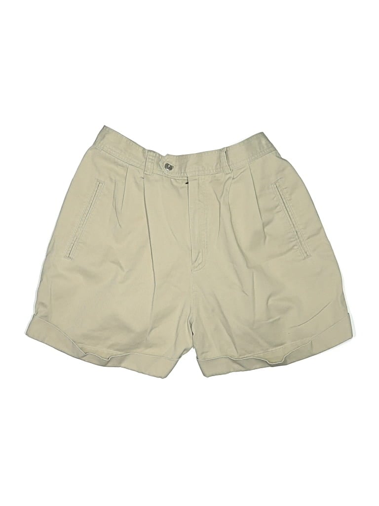 Pre-owned Lizsport Khaki Shorts In Tan