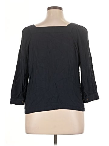 Garnet Hill 3/4 Sleeve Blouse (view 2)