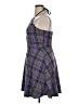 Hot Topic Plaid Purple Cocktail Dress Size XL - photo 5
