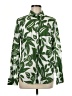 Talbots Print Green Long Sleeve Blouse Size M - photo 1