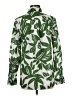 Talbots Print Green Long Sleeve Blouse Size M - photo 2