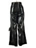 Topshop 100% Polyester Metallic Silver Casual Pants Size 0 - photo 2