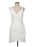 BCBGMAXAZRIA Ivory Cocktail Dress Size 8 - photo 1