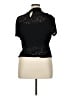 Paige Black Short Sleeve Top Size XL - photo 2