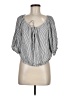 Express 100% Rayon Gray 3/4 Sleeve Blouse Size M - photo 1