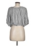 Express 100% Rayon Gray 3/4 Sleeve Blouse Size M - photo 2
