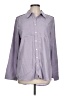 Chico's Purple Long Sleeve Button-Down Shirt Size Lg (2) - photo 1