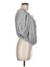 Express 100% Rayon Gray 3/4 Sleeve Blouse Size M - photo 4