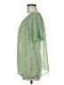 CAbi 100% Polyester Green Short Sleeve Blouse Size M - photo 5