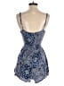 Hollister 100% Viscose Paisley Blue Romper Size XS - photo 2