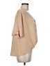 New In Tan 3/4 Sleeve Blouse Size M - photo 4