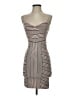 BCBGeneration Stripes Brown Casual Dress Size XS - Sm - photo 1