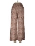 Paper Crane Animal Print Brown Casual Pants Size L - photo 1
