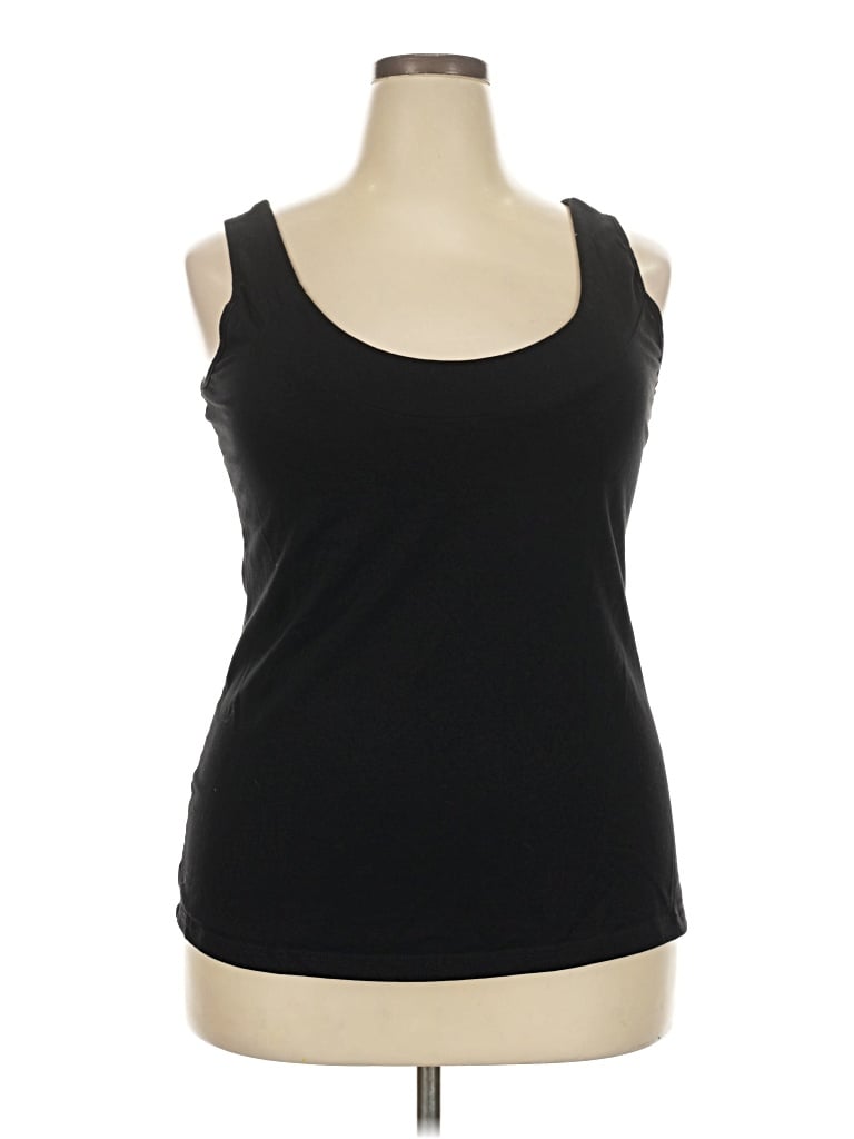Pre-owned City Chic Tank Top Black Strapless Neckline Tops