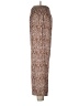 Paper Crane Animal Print Brown Casual Pants Size L - photo 5