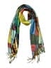 Unbranded Plaid Green Scarf One size - photo 1
