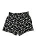 SO 100% Rayon Floral Black Shorts Size M - photo 2