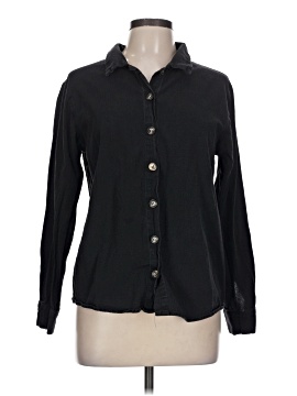 Shein Long Sleeve Button-Down Shirt (view 1)
