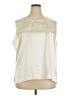 Notations 100% Polyester Ivory Sleeveless Blouse Size 2X - photo 1