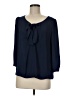 CAbi 100% Polyester Blue 3/4 Sleeve Blouse Size M - photo 1