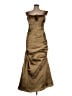 VM Collections 100% Polyester Brown Cocktail Dress Size 12 - photo 1