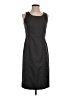 Nine West Solid Black Casual Dress Size 4 - photo 1