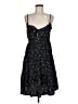 LUCCA 100% Polyester Stars Black Cocktail Dress Size M - photo 1