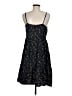 LUCCA 100% Polyester Stars Black Cocktail Dress Size M - photo 2
