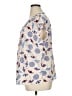 Talbots 100% Polyester Ivory Short Sleeve Blouse Size XL - photo 5