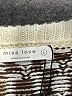 Miss Love 100% Acrylic Ivory Pullover Sweater Size L - photo 7
