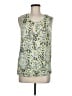 CAbi 100% Rayon Green Sleeveless Blouse Size M - photo 1
