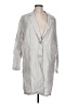 J.Jill 100% Linen Silver Trenchcoat Size L - photo 1
