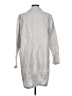 J.Jill 100% Linen Silver Trenchcoat Size L - photo 2