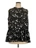 Ann Taylor LOFT 100% Polyester Black Sleeveless Blouse Size 18 - photo 1