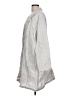 J.Jill 100% Linen Silver Trenchcoat Size L - photo 5